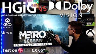 Metro Exodus - PS5 / Xbox Series X - HDR Analysis + Settings - Dolby Vision / HGiG / DTM