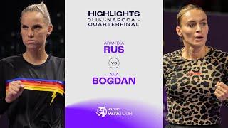 Arantxa Rus vs. Ana Bogdan | 2024 Cluj-Napoca Quarterfinal | WTA Match Highlights