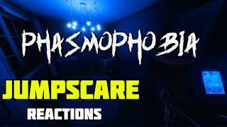 Phasmophobia Twitch Streamers Getting Scared! (JUMPSCARE COMPILATION)