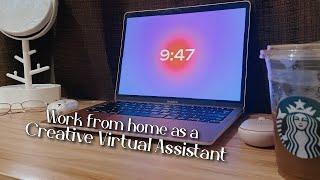 Work from Home as a Creative Virtual Assistant 2022 | Filipina Homebased Mom