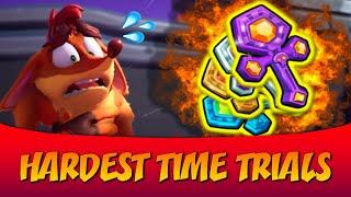 Top 10 HARDEST TIME TRIALS in Crash Bandicoot 4: It's About Time