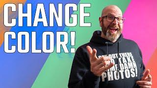 Using Gels To Change Background Color