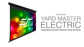  Elite Screens YardMaster Electric Indoor/Outdoor Projection Screen