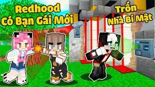 MỀU 24 GIỜ PHÁT HIỆN REDHOOD CÓ BẠN GÁI MỚI TRONG MINECRAFT*REDHOOD XÂY CĂN CỨ BÍ MẬT TẶNG MỀU MCPE