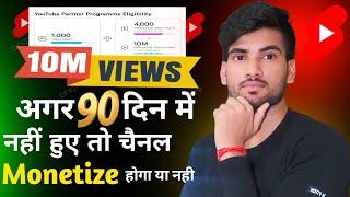 अगर 90 Days में 10M Shorts Views नहीं हुए तो Channel Monetize नहीं होगा ? Shorts Monetization 2024