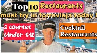 torrevieja Restaurants food eats in Torrevieja, Spain On The Costa Blanca 