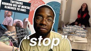 Mental Health TikTok is concerning…