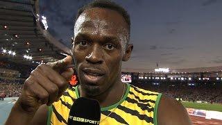 Usain Bolt's message for Gabby Logan - BBC Sport