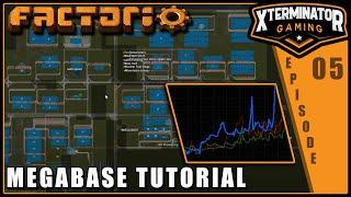 Factorio Megabase Tutorial - Rail System Design, Mainline Size & Junction Spacing