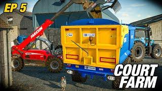 FERMENTATION IS COMPLETE AND WE HAVE COWS!  | Court Farm | Farming Simulator 22 - Ep5