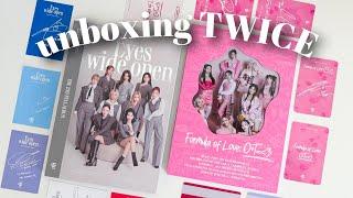 распаковка альбомов TWICE - Eyes wide open и Formula of Love 🩶🩷 kpop album unboxing