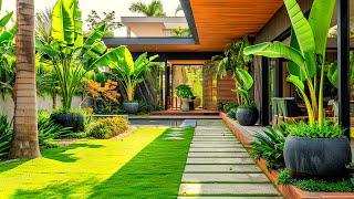 Lush Outdoor Garden Landscaping That Harmonizes with Your Home