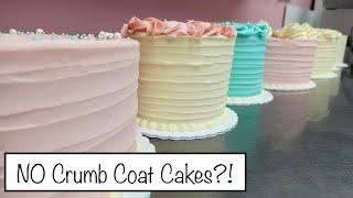 Trying to Skip the Crumb Coat Process to Save Buttercream and Time | I Learn from a Professional 4K
