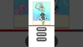 What color is Squidward's shirt? | The Daily Quiz!