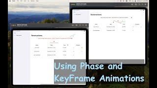 Using PhaseAnimator and KeyFrameAnimation in SwiftUI - ReservApp Part 3