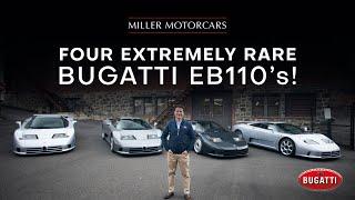 Four Bugatti EB110's – Featuring Last Ever EB110 Super Sport Ever Built!