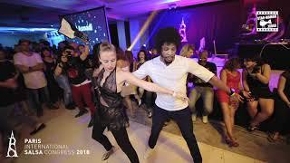 Terry SalsAlianza & Alex - social dancing @ PARIS INTL SALSA CONGRESS 2018