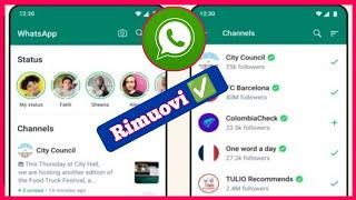 Come rimuovere il canale WhatsApp | Rimuovere l'aggiornamento del canale WhatsApp (2023)