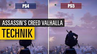 Assassin's Creed Valhalla | PS4 vs. PS5 | Technikvergleich