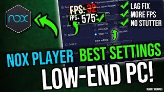 NoxPlayer Best Settings For Low-End PC  | NoxPlayer Lag Fix And FPS Boost For All Games!