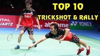 Top 10 Trickshot and Rally Badminton | Shuttle Amazing