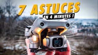 Drone DJI : 7 ASTUCES PRATIQUES en 4 minutes ! Dji Fly Tutoriel