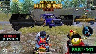 PUBG MOBILE | AMAZING "43 KILLS" WITH SQUAD CHICKEN DINNER