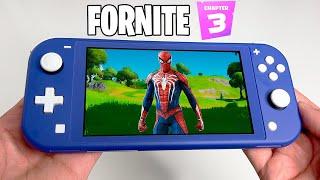 Fortnite Chapter 3 Gameplay on Nintendo Switch LITE