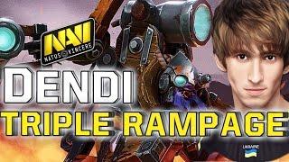 Na`Vi.Dendi TRIPLE RAMPAGE TINKER Dota 2