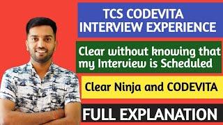 TCS CodeVita Interview Experience | How I clear without knowing that my Interview is scheduled