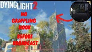 How to get up the VNC tower BEFORE the mission Broadcast *No Grappling Hook*