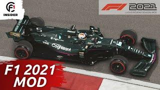 F1 2021 Mod für F1 2020 -  Sebastian Vettel im Aston Martin –Download und Vorstellung