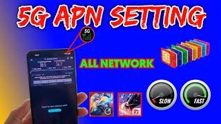 5g internet speed apn settings | 4g lte network & connections