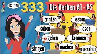 Die Verben 333 | Deutsch lernen | Einfaches Deutsch | A1 - A2 | Easy German