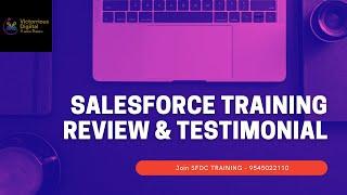 Salesforce ( SFDC ) Training & Classes | What Our Student Says About Us | Join Victorrious Digiital