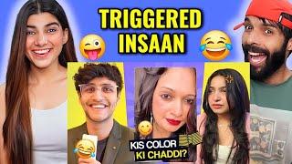 Konse Color ki Chaddi Pehni Hai Roast | Triggered insaan reaction video | Deepak Ahlawat