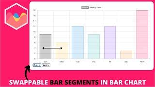 How to Create Swappable Bar Segments in Bar Chart in Chart js