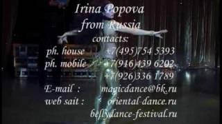 Irina Popova Rusian bellydancer