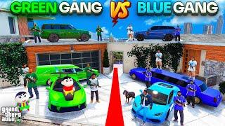 Franklin Blue Gang & Shinchan Green Gang Collecting Gang Super Cars in GTA 5