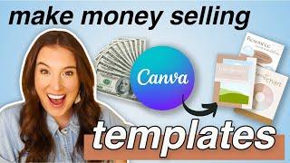 How to make money online selling Canva templates in 2024  (Research + Create + Sell)
