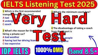 VERY HARD IELTS LISTENING TEST 2024 | IDP REAL IELTS LISTENING TEST JANUARY 2025 WITH ANSWERS