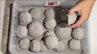 #ASMR 2 Grey Baking Soda Crunch Videos #562