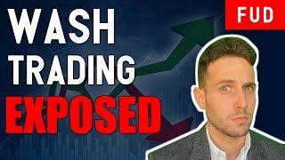 MARKET MANIPULATION EXPOSED! Wash trading bitcoin and cryptocurrency explained!