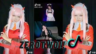 Zero Two Dance TikTok China Compilation |  TikTok Anime Zero Two dance Compilation