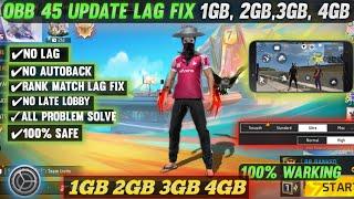 FREE FIRE LAG FIX 1GB 2GB RAM FREE FIRE LAG FIX AFTER OB45 UPDATE FF MAX LAG FIX CONFIG FILE