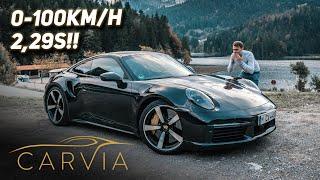 Porsche 911 Turbo S 992 Test & GPS Zeiten messen | CarVia
