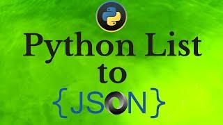 convert list to JSON Python