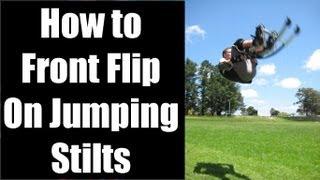 How to Front Flip on Jumping Stilts