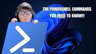 TOP 10 Commands YOU NEED to know in PowerShell