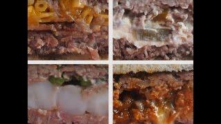 Stuffed Burgers 4 Ways